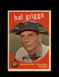 1959 HAL GRIGGS TOPPS #434 SENATORS *8685