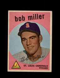 1959 BOB MILLER TOPPS #379 CARDINALS *8522