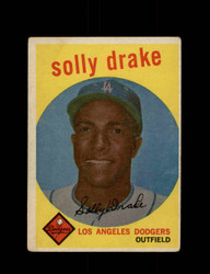 1959 SOLLY DRAKE TOPPS #406 DODGERS *8587