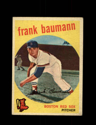 1959 FRANK BAUMANN TOPPS #161 RED SOX *8550