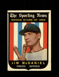 1959 JIM MCDANIEL TOPPS #134 PIRATES *8548