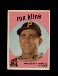 1959 RON KLINE TOPPS #265 PIRATES *8545