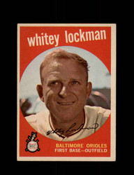1959 WHITEY LOCKMAN TOPPS #411 ORIOLES *8536