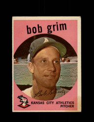 1959 BOB GRIM TOPPS #423 ATHLETICS *8533