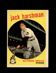 1959 JACK HARSHMAN TOPPS #475 ORIOLES *8530