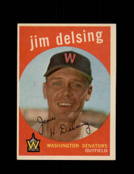 1959 JIM DELSING TOPPS #386 SENATORS *8527