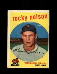 1959 ROCKY NELSON TOPPS #446 PIRATES *8161
