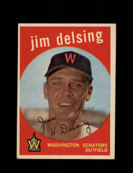 1959 JIM DELSING TOPPS #386 SENATORS *8147