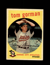 1959 TOM GORMAN TOPPS #449 ATHLETICS *8180