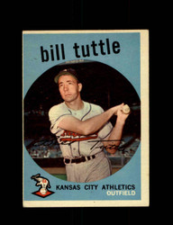 1959 BILL TUTTLE TOPPS #459 ATHLETICS *8477