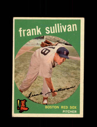 1959 FRANK SULLIVAN TOPPS #323 RED SOX *8454
