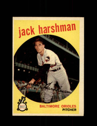 1959 JACK HARSHMAN TOPPS #475 ORIOLES *8404