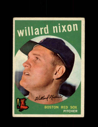 1959 WILLARD NIXON TOPPS #361 RED SOX *8391