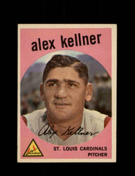 1959 ALEX KELLNER TOPPS #101 CARDINALS *8616