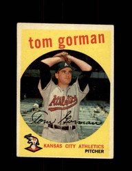 1959 TOM GORMAN TOPPS #449 ATHLETICS *8615