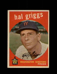 1959 HAL GRIGGS TOPPS #434 SENATORS *8614