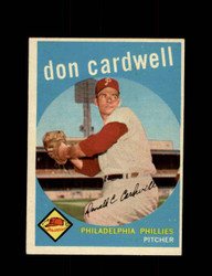 1959 DON CARDWELL TOPPS #314 PHILLIES *8611