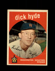 1959 DICK HYDE TOPPS #498 SENATORS *8585