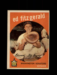 1959 ED FITZ GERALD TOPPS #33 SENATORS *8661