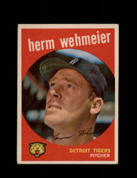 1959 HERM WEHMEIER TOPPS #421 TIGERS *8359
