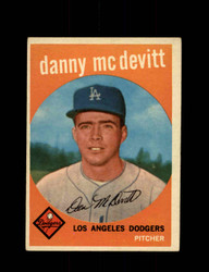 1959 DANNY MCDEVITT TOPPS #364 DODGERS *8318