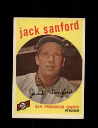 1959 JACK SANFORD TOPPS #275 GIANTS *8317