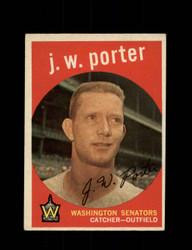1959 J.W. PORTER TOPPS #246 SENATORS *8279