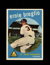 1959 ERNIE BROGLIO TOPPS #296 CARDINALS *8289