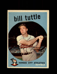1959 BILL TUTTLE TOPPS #459 ATHLETICS *8252