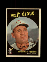 1959 WALT DROPO TOPPS #158 REDS *8245
