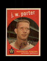 1959 J.W. PORTER TOPPS #246 SENATORS *8214