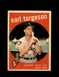 1959 EARL TORGESON TOPPS #351 WHITE SOX *2925