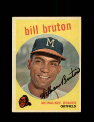 1959 BILL BRUTON TOPPS #165 BRAVES *3386