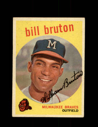 1959 BILL BRUTON TOPPS #165 BRAVES *2168