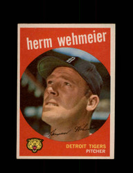 1959 HERM WEHMEIER TOPPS #421 TIGERS *9589