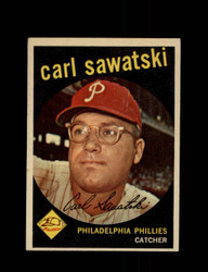 1959 CARL SAWATSKI TOPPS #56 PHILLIES *8049