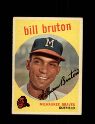 1959 BILL BRUTON TOPPS #165 BRAVES *8234
