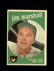1959 JIM MARSHALL TOPPS #153 CUBS *8488