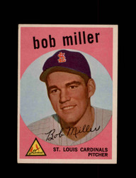 1959 BOB MILLER TOPPS #379 CARDINALS *3892