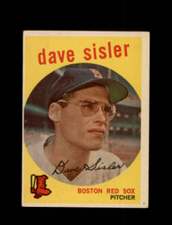 1959 DAVE SISLER TOPPS #384 RED SOX *1092