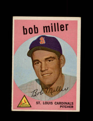 1959 BOB MILLER TOPPS #379 CARDINALS *2440