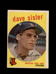 1959 DAVE SISLER TOPPS #384 RED SOX *2451