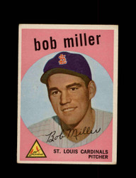 1959 BOB MILLER TOPPS #379 CARDINALS *5598