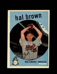 1959 HAL BROWN TOPPS #487 ORIOLES *3880