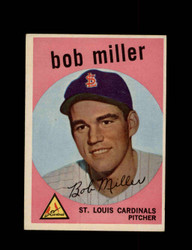 1959 BOB MILLER TOPPS #379 CARDINALS *4731