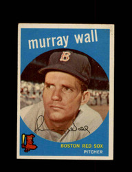 1959 MURRAY WALL TOPPS #42 RED SOX *8698