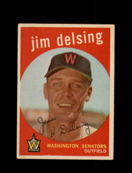 1959 JIM DELSING TOPPS #386 SENATORS *5505