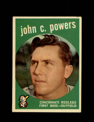 1959 JOHN POWERS TOPPS #489 REDS *4082
