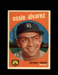 1959 OSSIE ALVAREZ TOPPS #504 TIGERS *4712