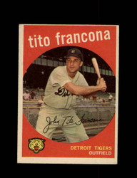1959 TITO FRANCONA TOPPS #268 TIGERS *4711